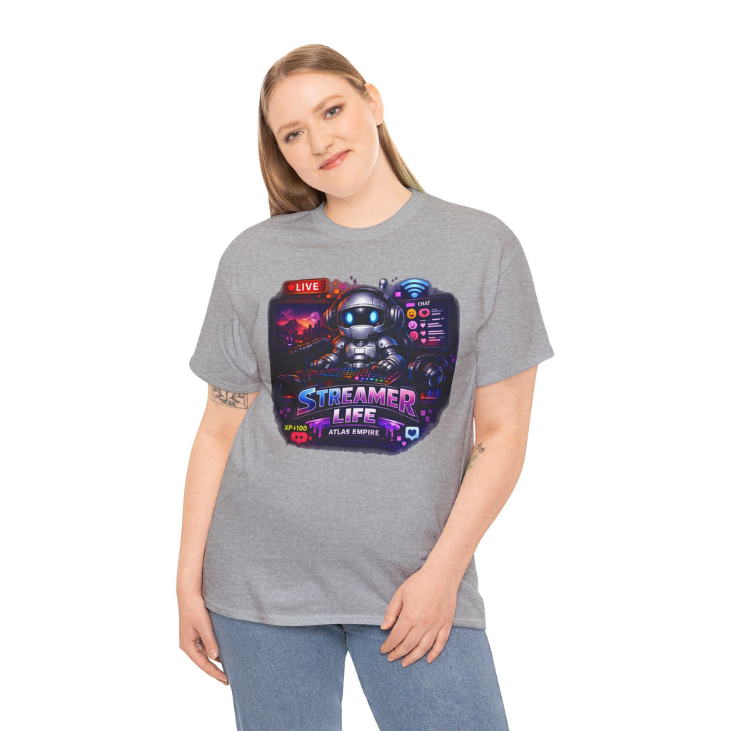 Streamer Life T-Shirt — Gamer Live Stream Graphic Tee