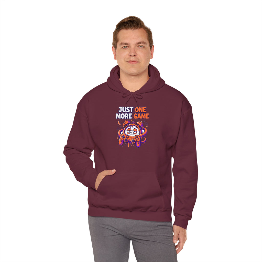 Just One More Game Gamer Hoodie – Cute Octopus Controller Gaming Sweatshirt