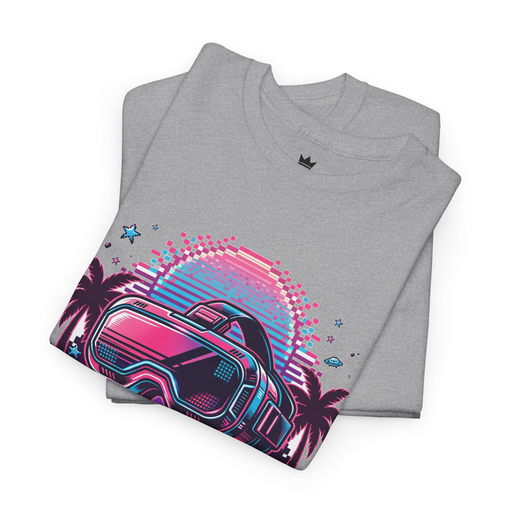 Retro-Future Graphic Tee — Neon Car Vaporwave T-Shirt