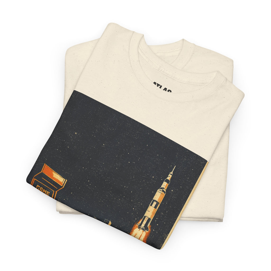 Houston Space City Rocket Launch Vintage T-Shirt
