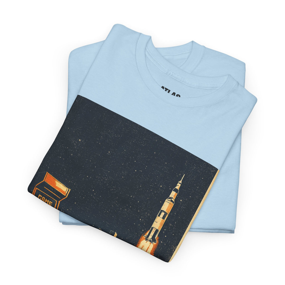 Houston Space City Rocket Launch Vintage T-Shirt