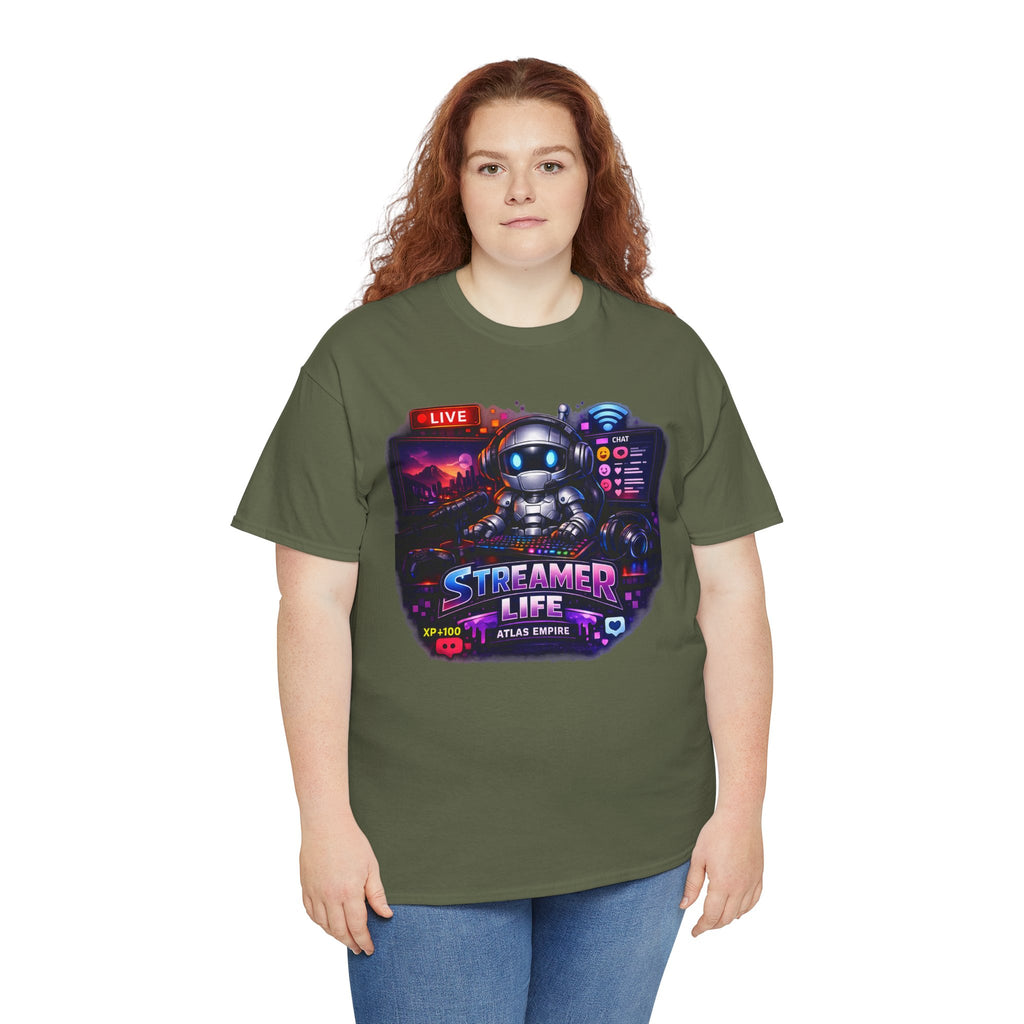 Streamer Life T-Shirt — Gamer Live Stream Graphic Tee