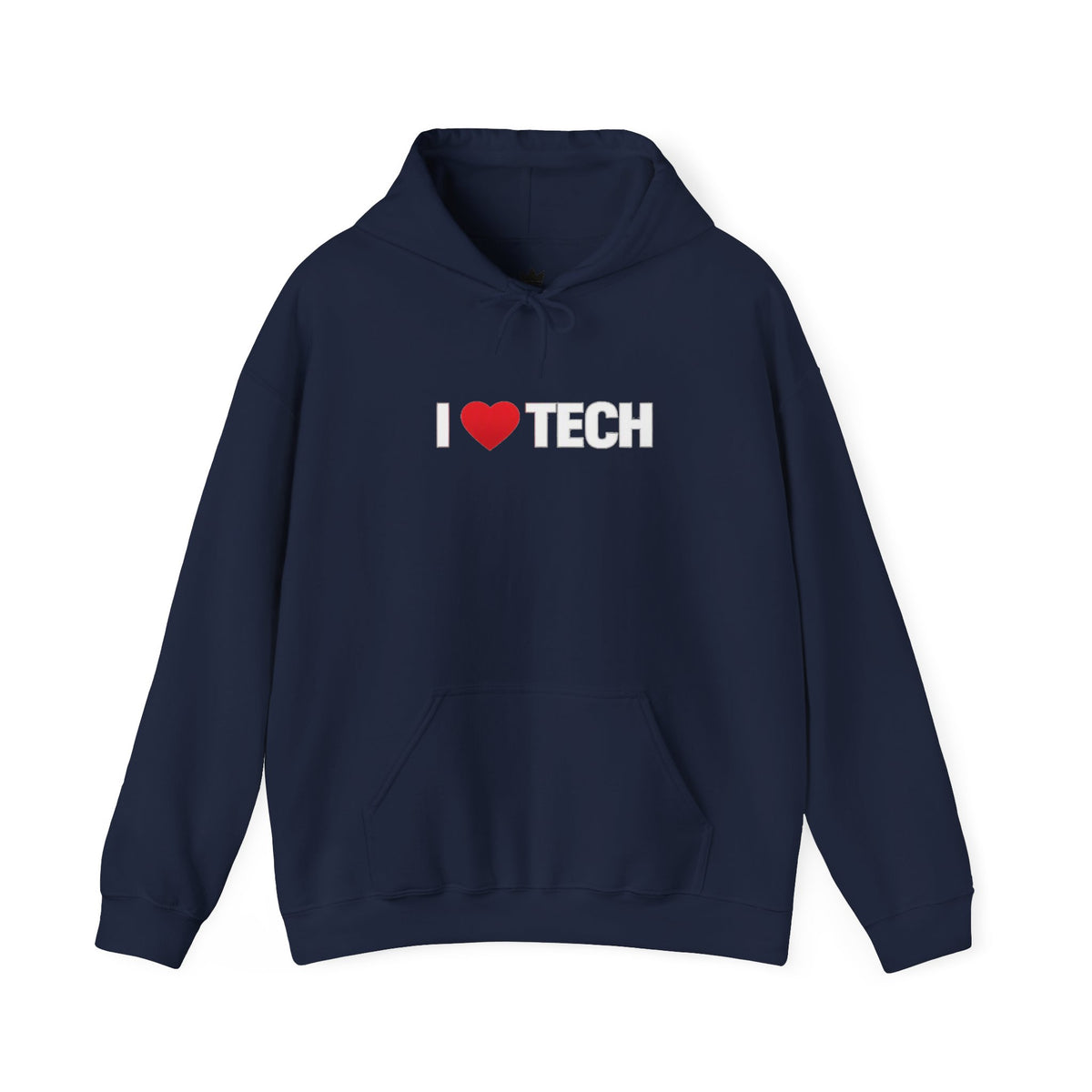 I  Tech Hoodie — "I Love Tech" Graphic Pullover for Tech Lovers