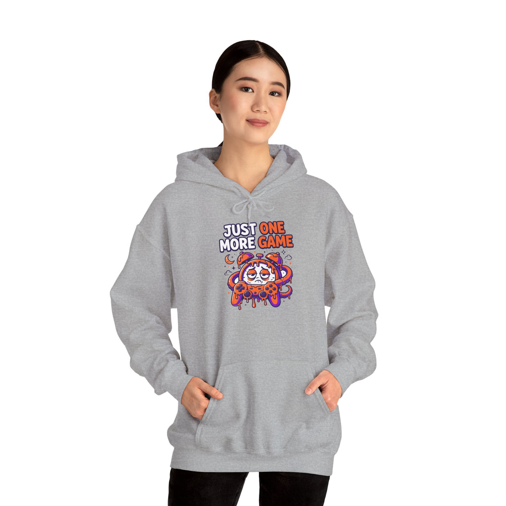 Just One More Game Gamer Hoodie – Cute Octopus Controller Gaming Sweatshirt