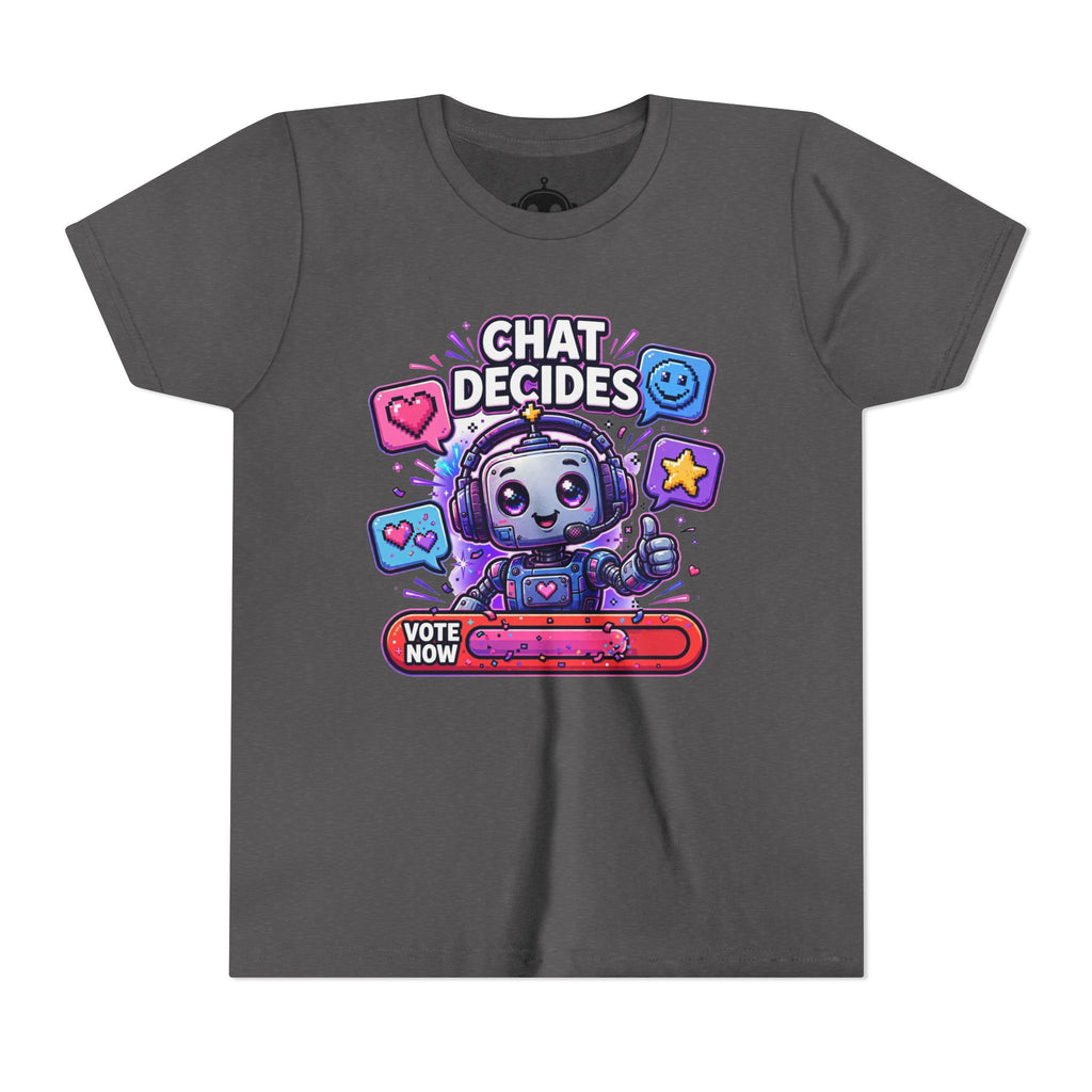 Youth “Chat Decides” AI Gamer Voting Short Sleeve Tee