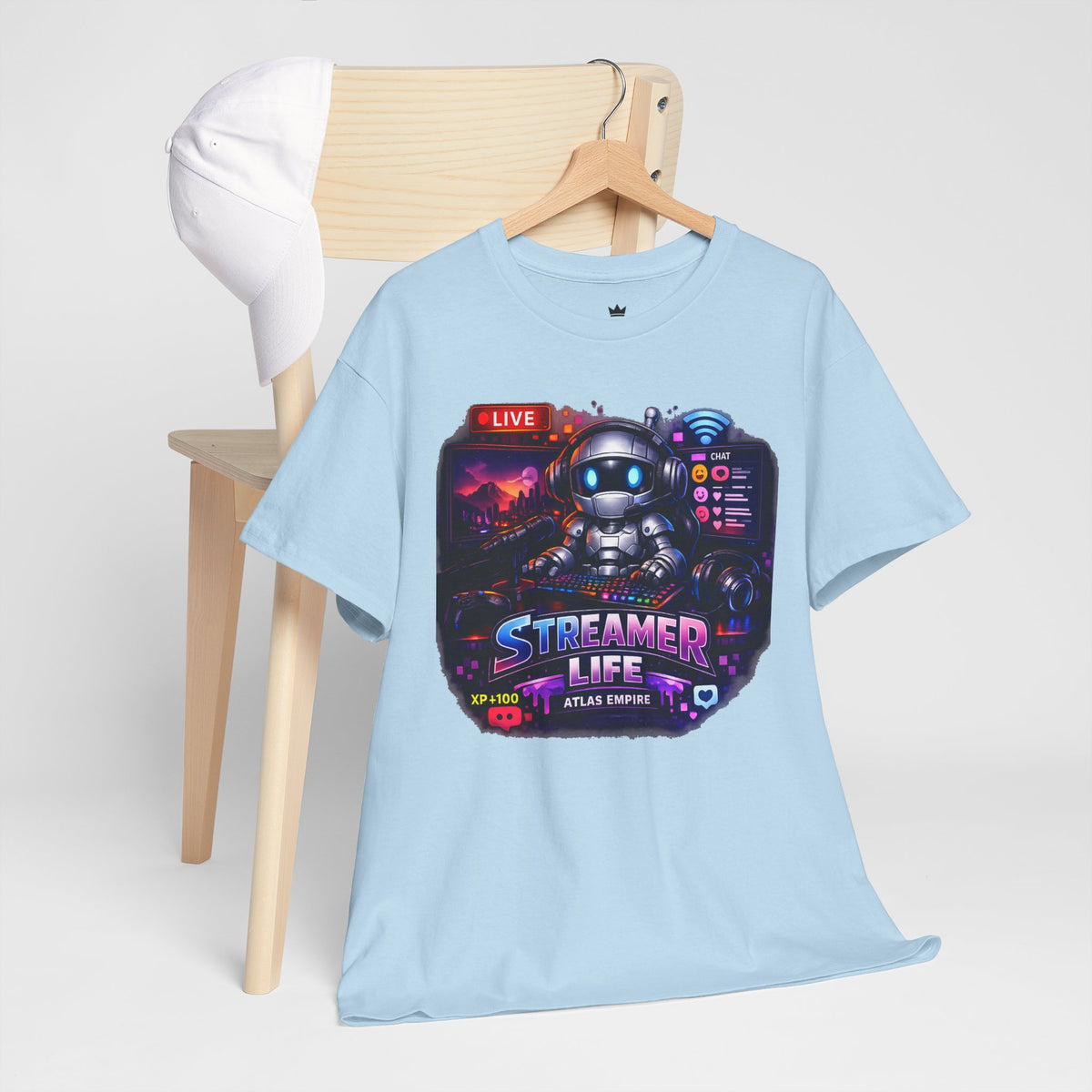 Streamer Life T-Shirt — Gamer Live Stream Graphic Tee