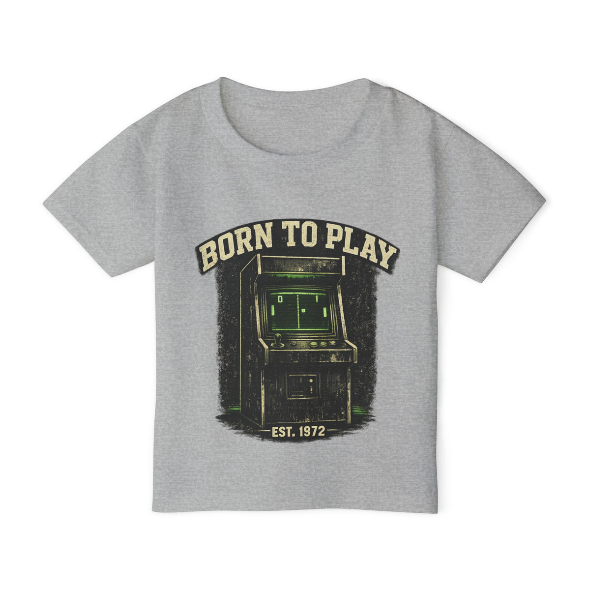 Born to Play Arcade Toddler T-Shirt – Retro Gamer Design