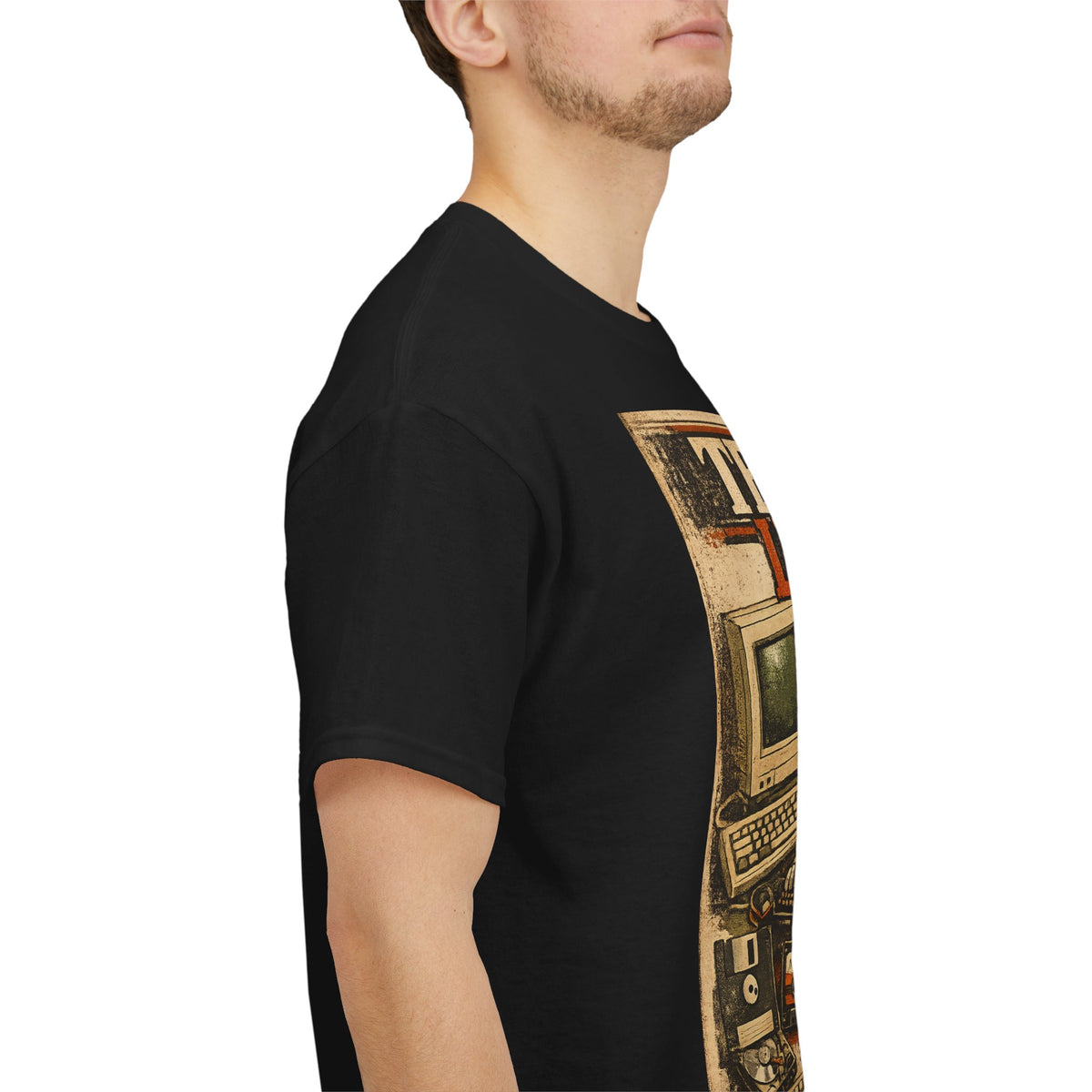 Tech Life T-Shirt — Retro Computer & Gadget Graphic Tee for Geeks