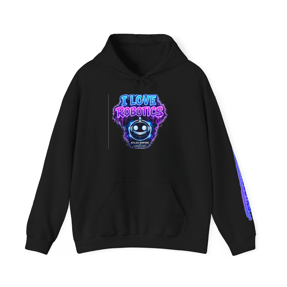 Heavy Blend Hooded Sweatshirt Unisex | Tech Robotics Hoodie | Warm Winter Hoodie