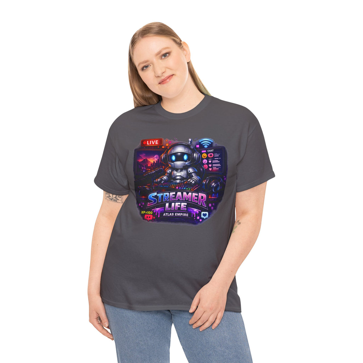 Streamer Life T-Shirt — Gamer Live Stream Graphic Tee