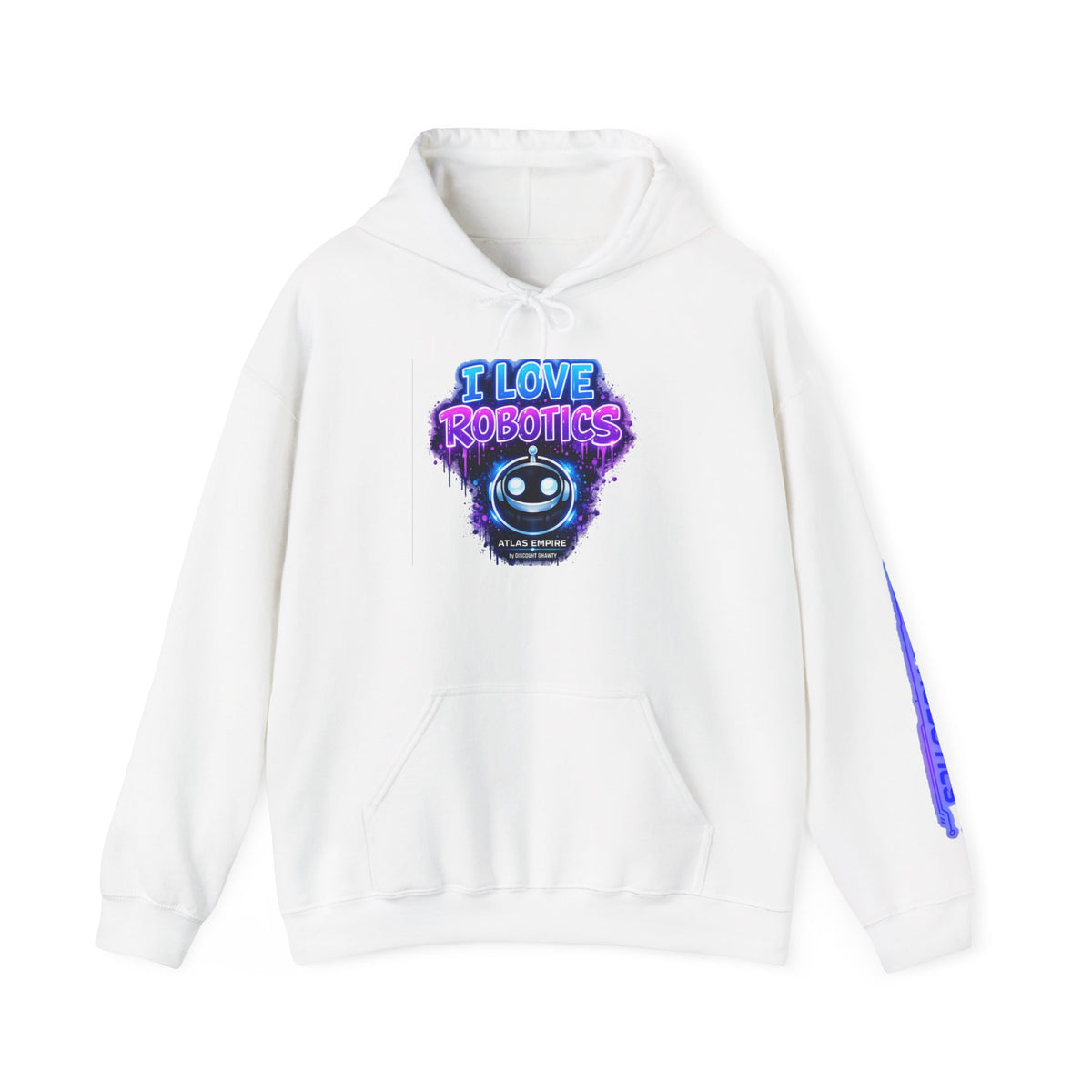 Heavy Blend Hooded Sweatshirt Unisex | Tech Robotics Hoodie | Warm Winter Hoodie