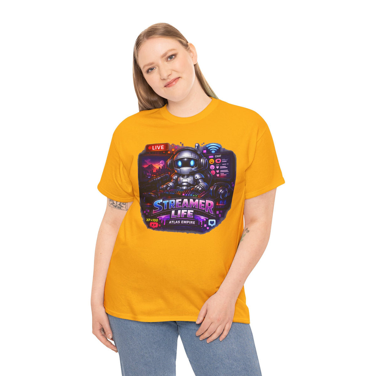 Streamer Life T-Shirt — Gamer Live Stream Graphic Tee