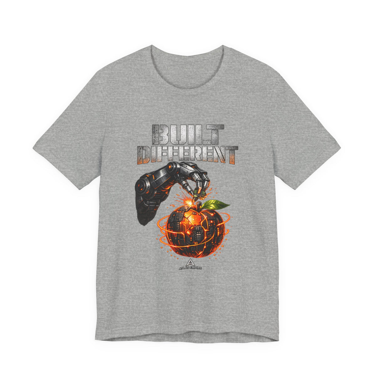 Built Different T-Shirt – Cyber Pumpkin Graphic Tee