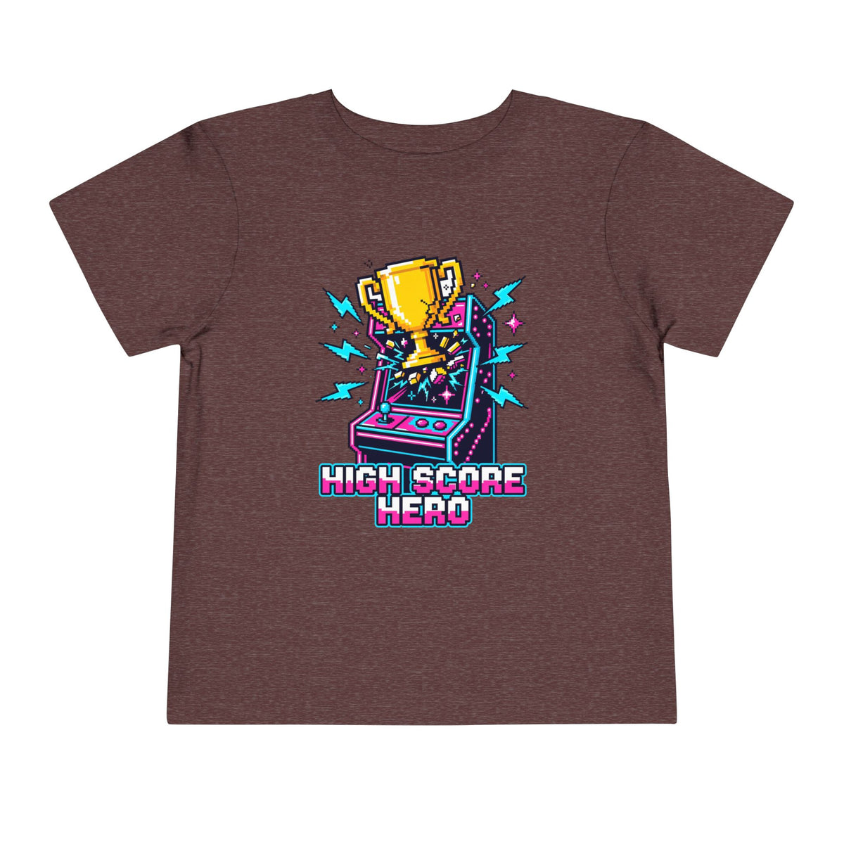 High Score Hero Arcade Game Toddler Short Sleeve Tee