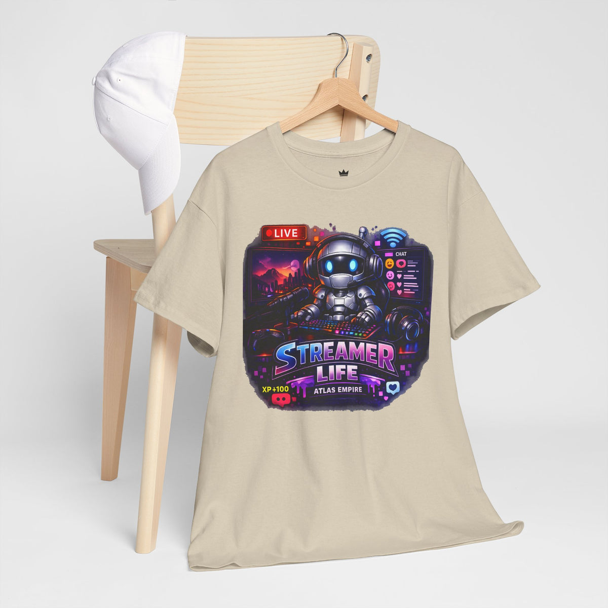 Streamer Life T-Shirt — Gamer Live Stream Graphic Tee