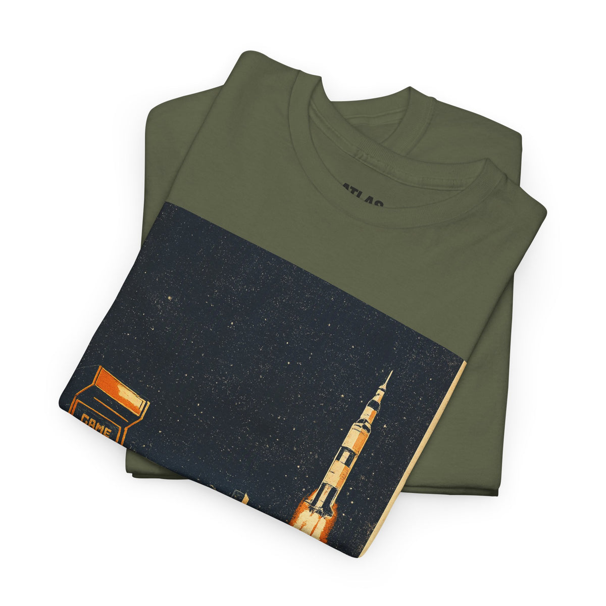 Houston Space City Rocket Launch Vintage T-Shirt
