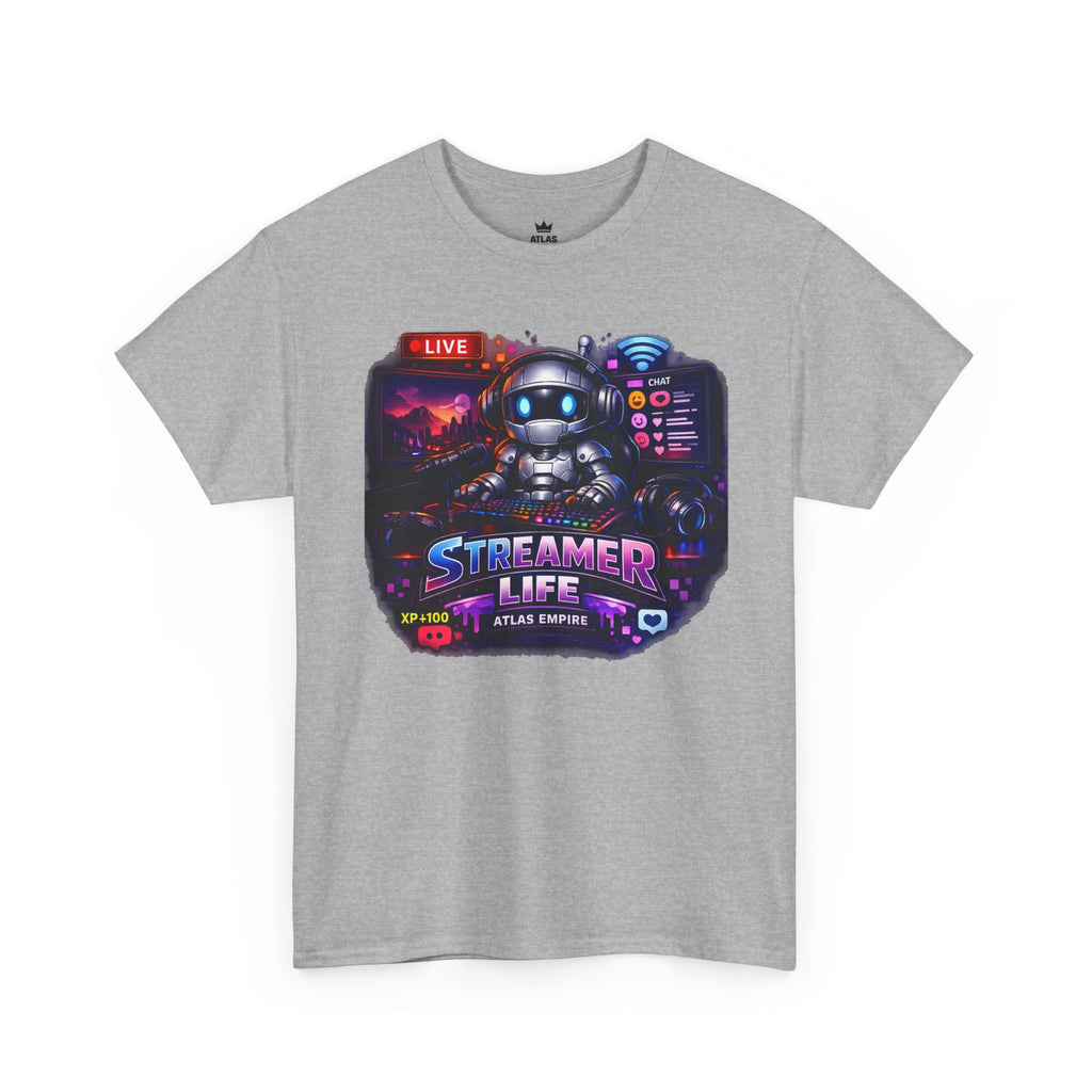 Streamer Life T-Shirt — Gamer Live Stream Graphic Tee