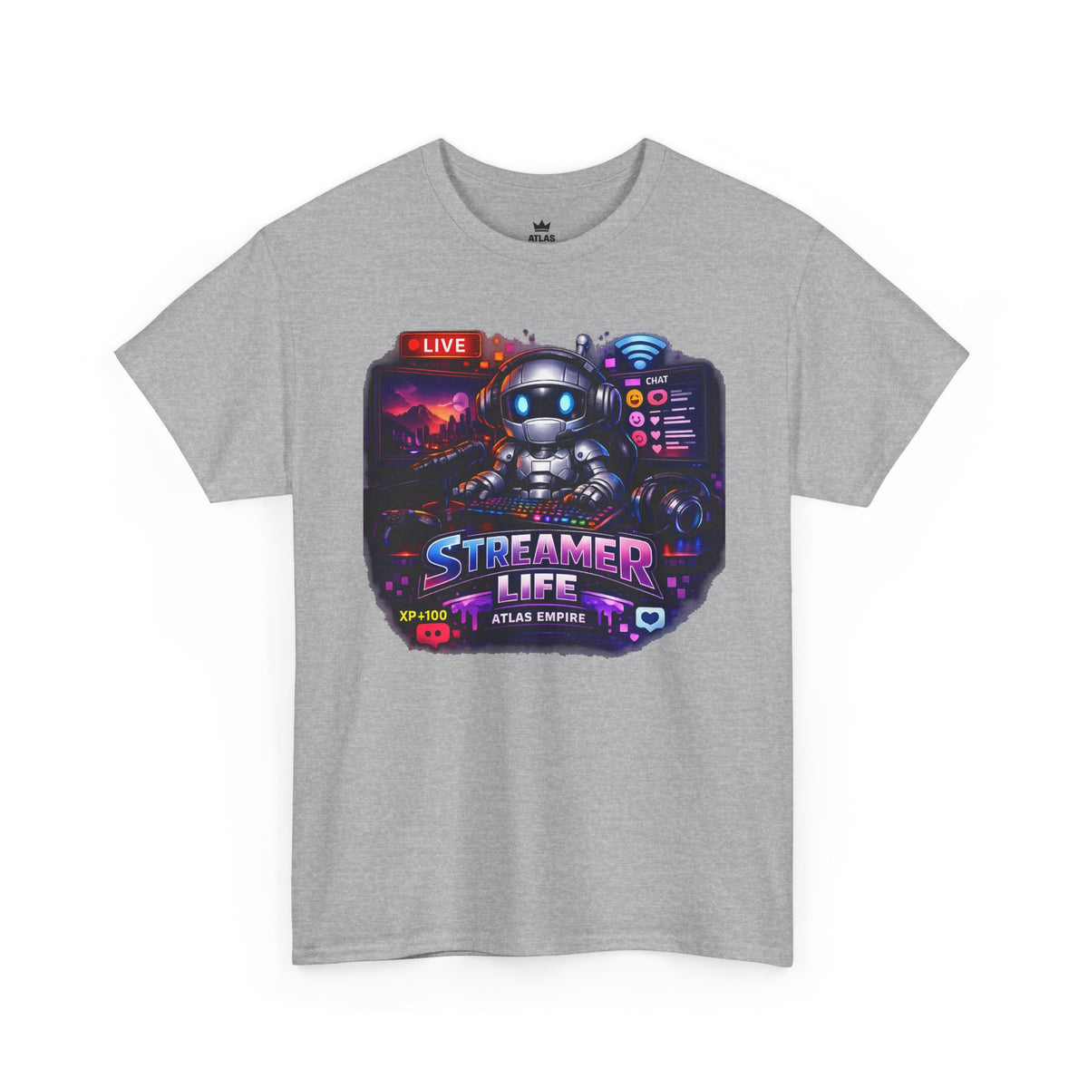 Streamer Life T-Shirt — Gamer Live Stream Graphic Tee