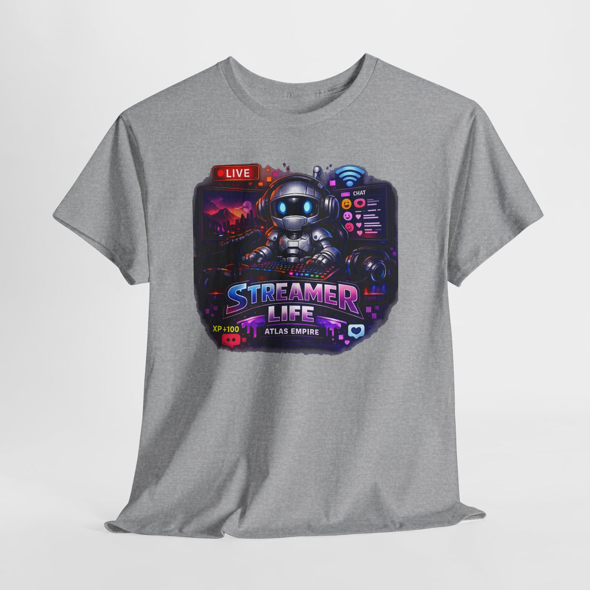 Streamer Life T-Shirt — Gamer Live Stream Graphic Tee