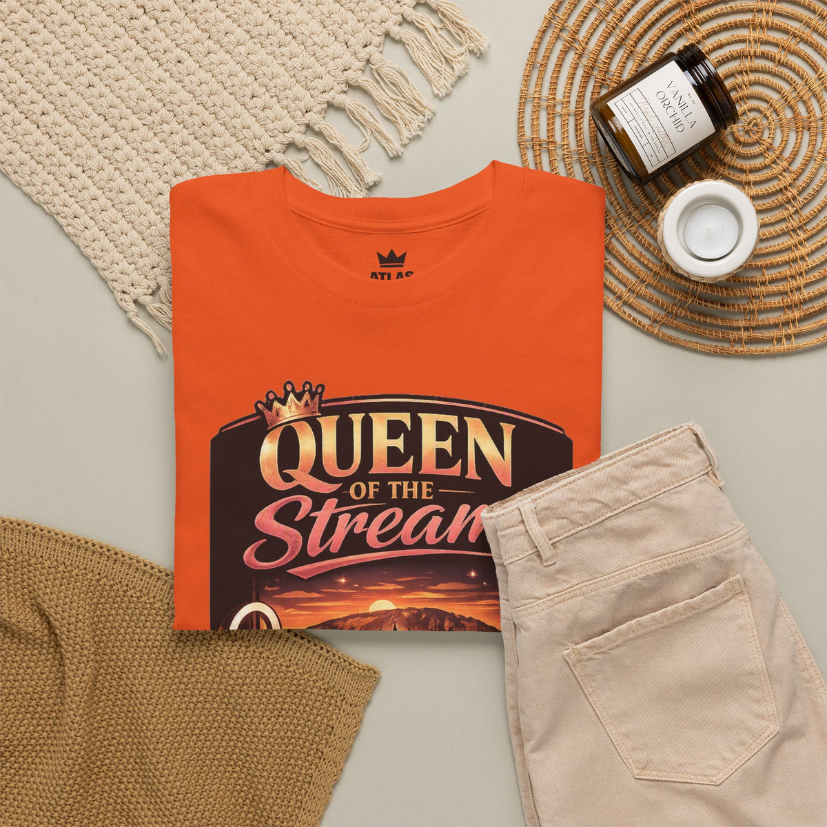 Queen of the Stream T-Shirt — Gamer Streamer Tee ("Queen of the Stream")