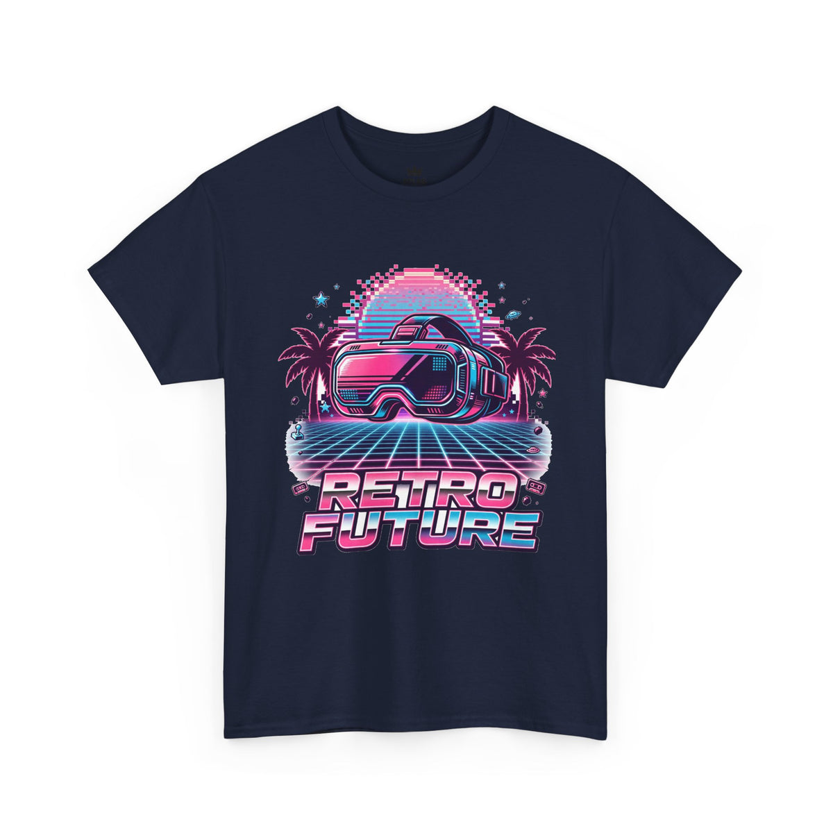 Retro-Future Graphic Tee — Neon Car Vaporwave T-Shirt
