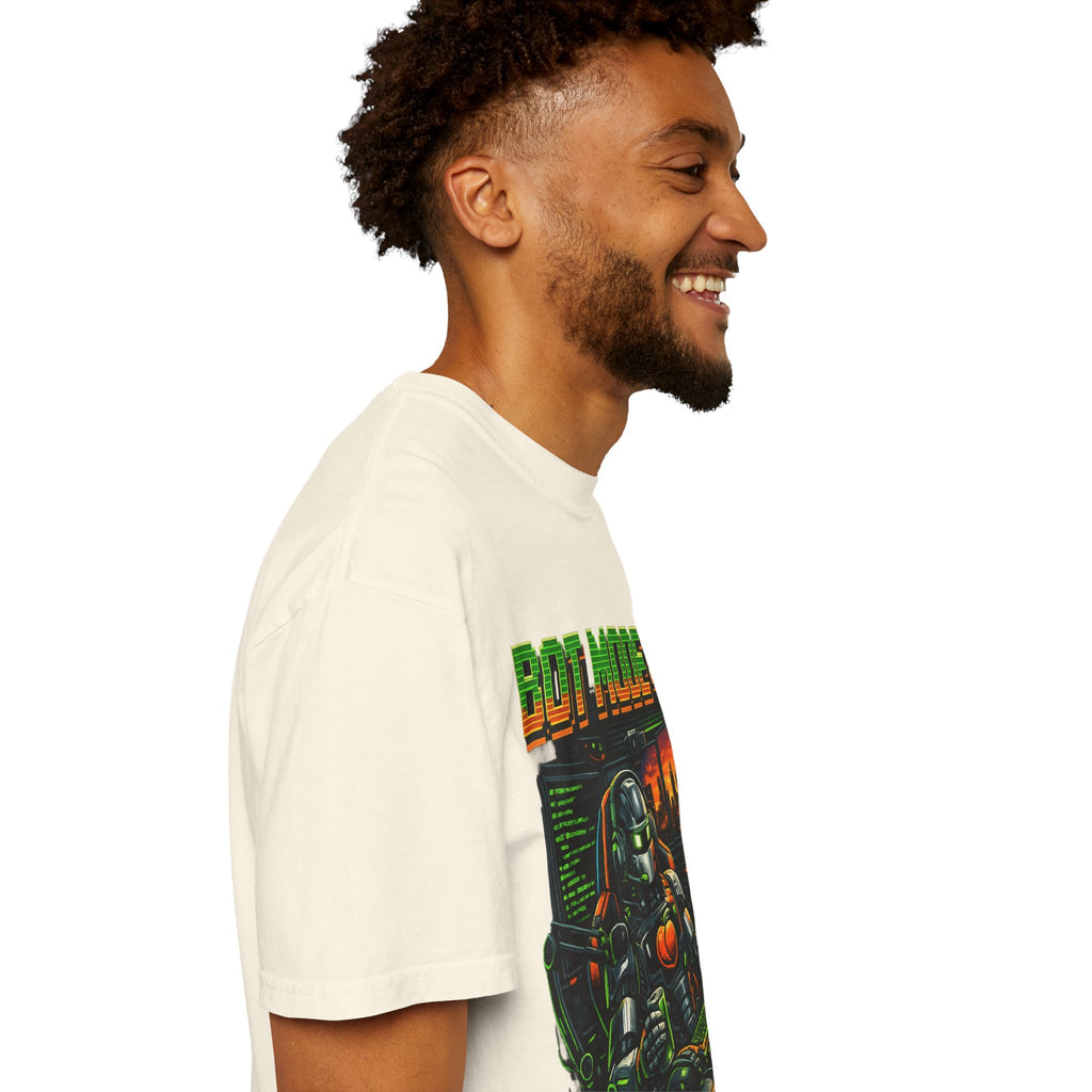 Bot Mode On T-Shirt — Retro Cyberpunk Robot Gamer Tee