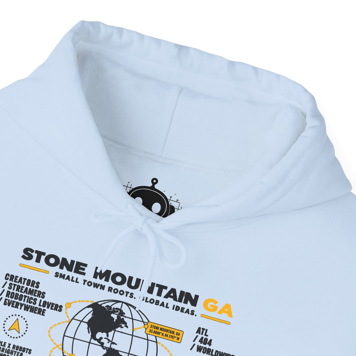 Stone Mountain GA Atlas Empire Travel Hoodie