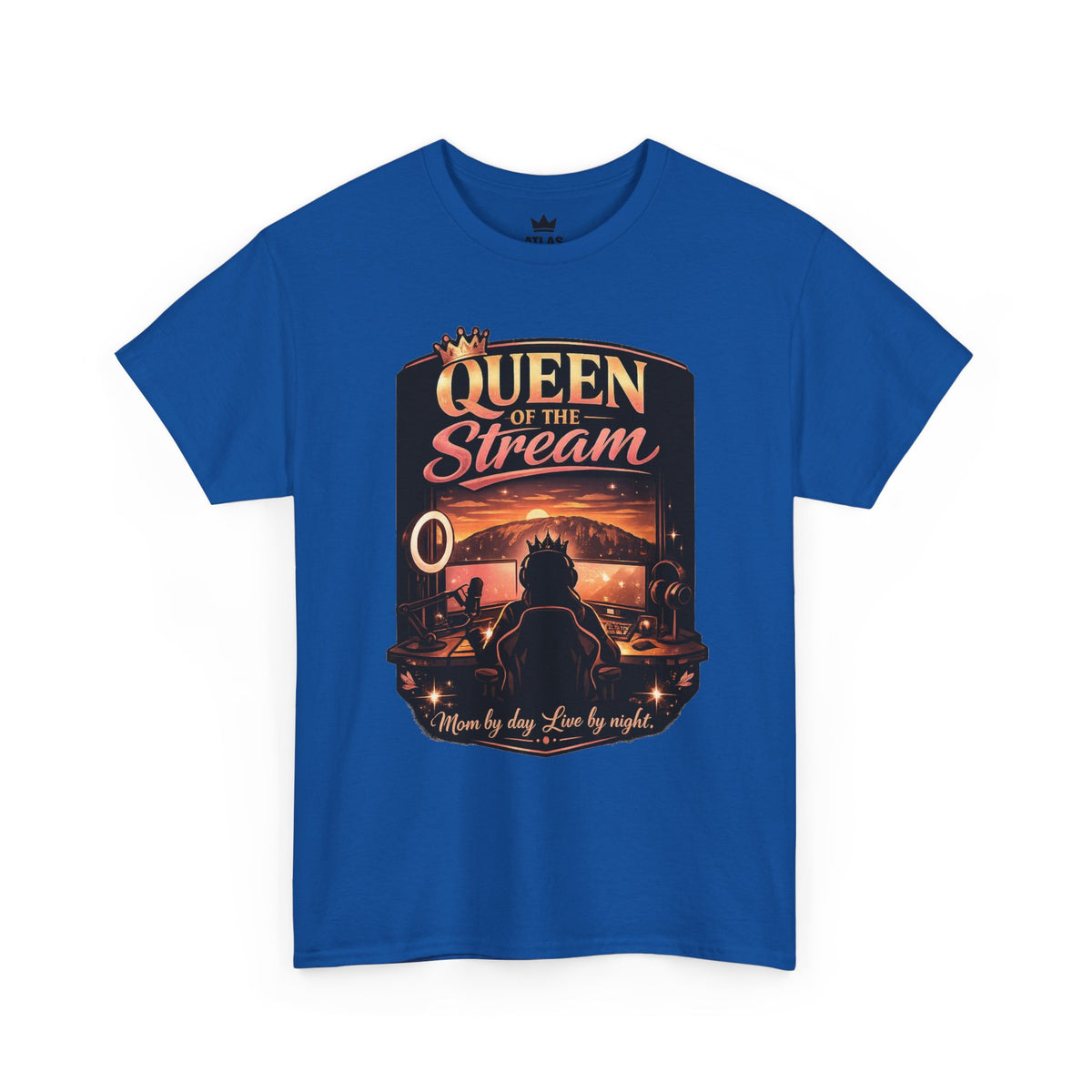 Queen of the Stream T-Shirt — Gamer Streamer Tee ("Queen of the Stream")