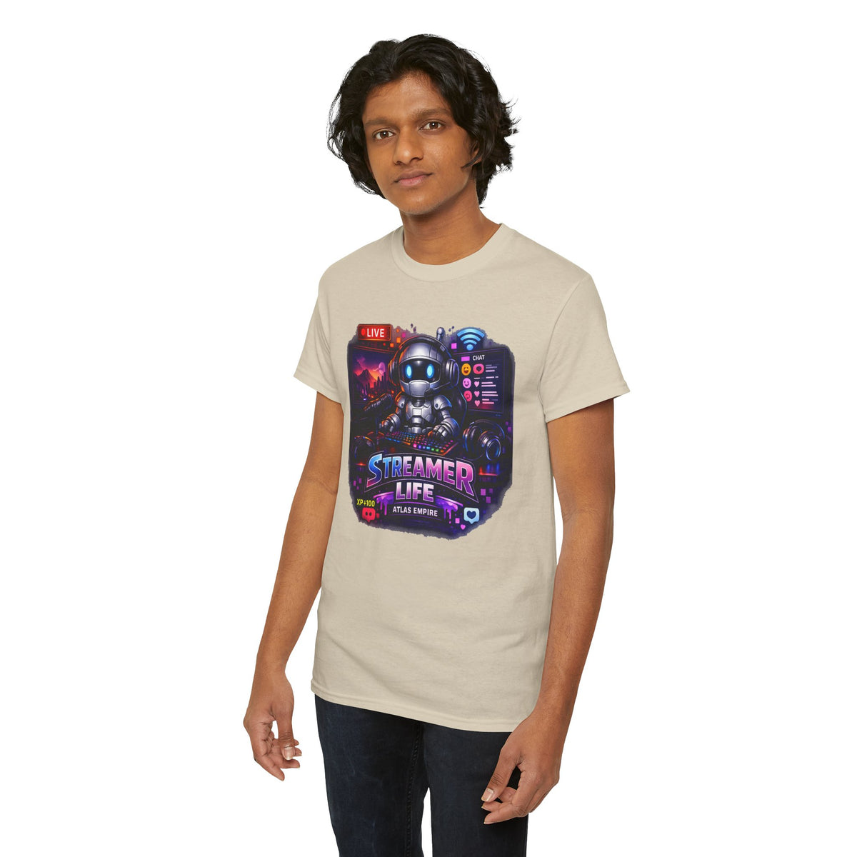 Streamer Life T-Shirt — Gamer Live Stream Graphic Tee