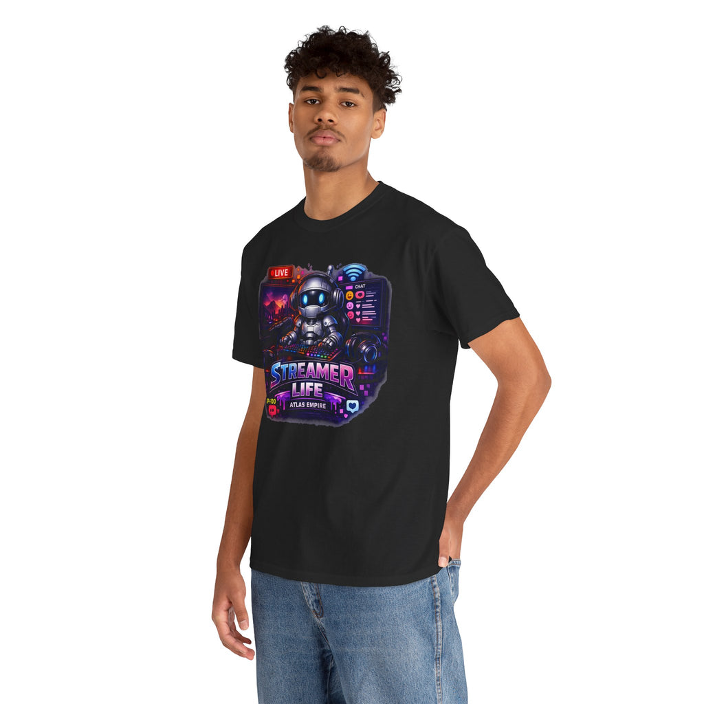Streamer Life T-Shirt — Gamer Live Stream Graphic Tee