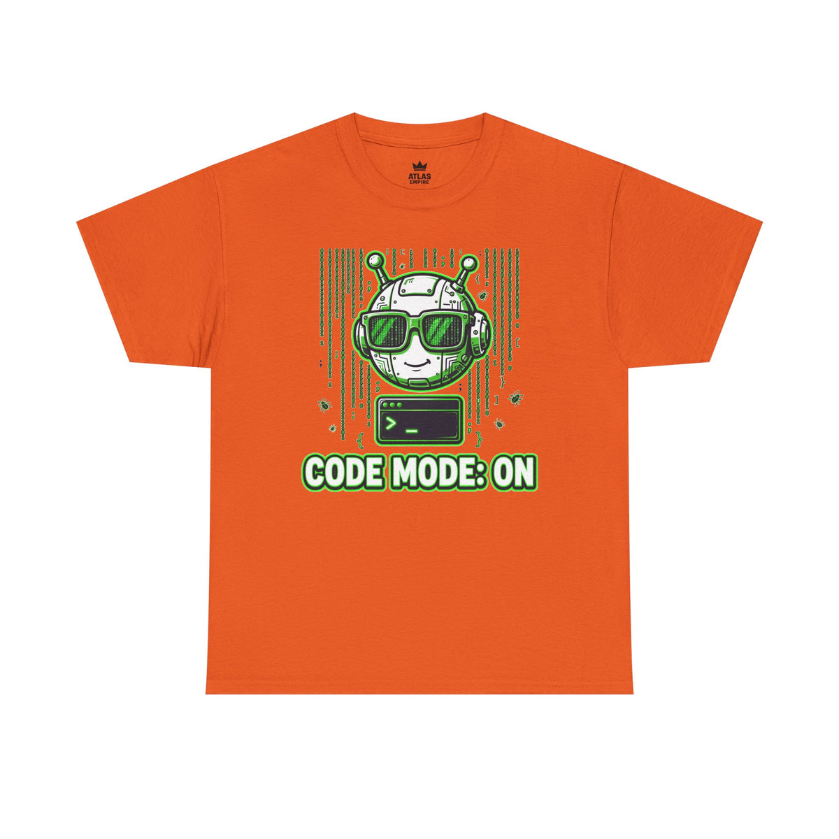 Code Mode On T-Shirt — Funny Programmer Alien Graphic Tee for Developers
