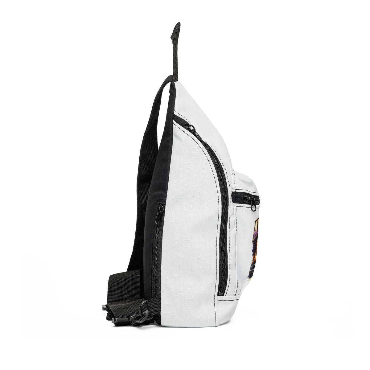 Atlanta Skyline Retro Sling Bag — Vintage Cityscape Crossbody