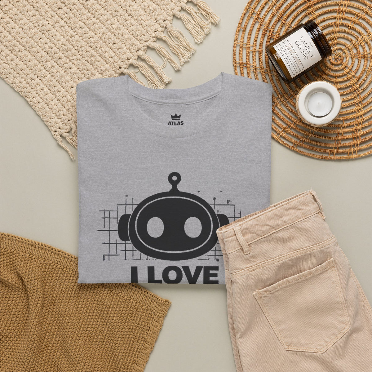Robotics T-Shirt — "I Love Robotics" Tech STEM Tee for Coders & Makers