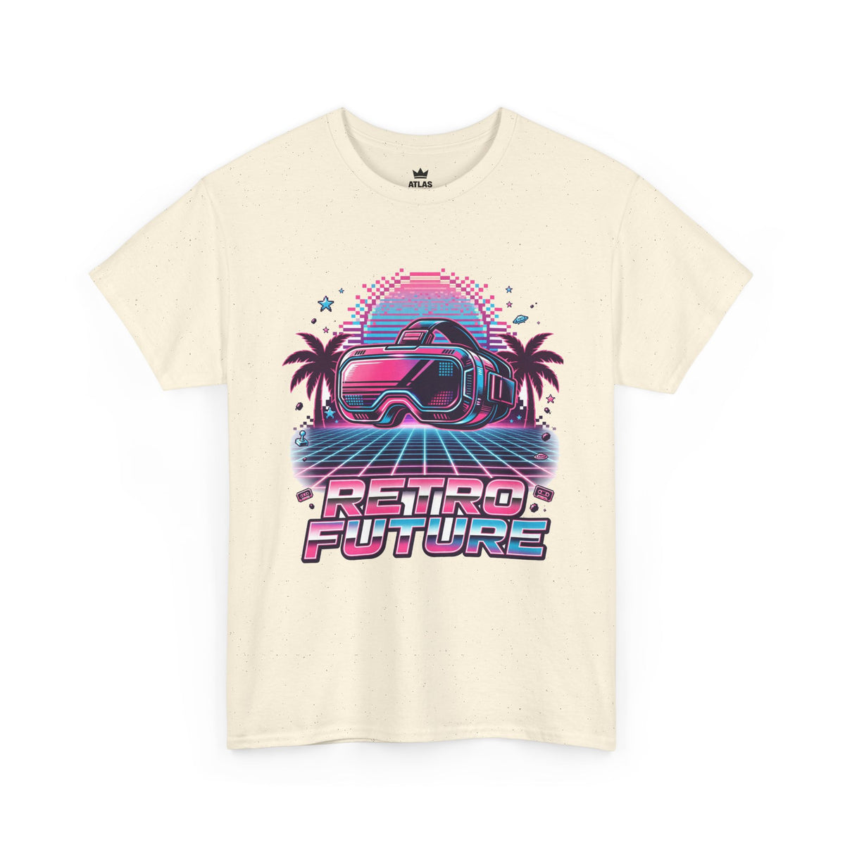 Retro-Future Graphic Tee — Neon Car Vaporwave T-Shirt