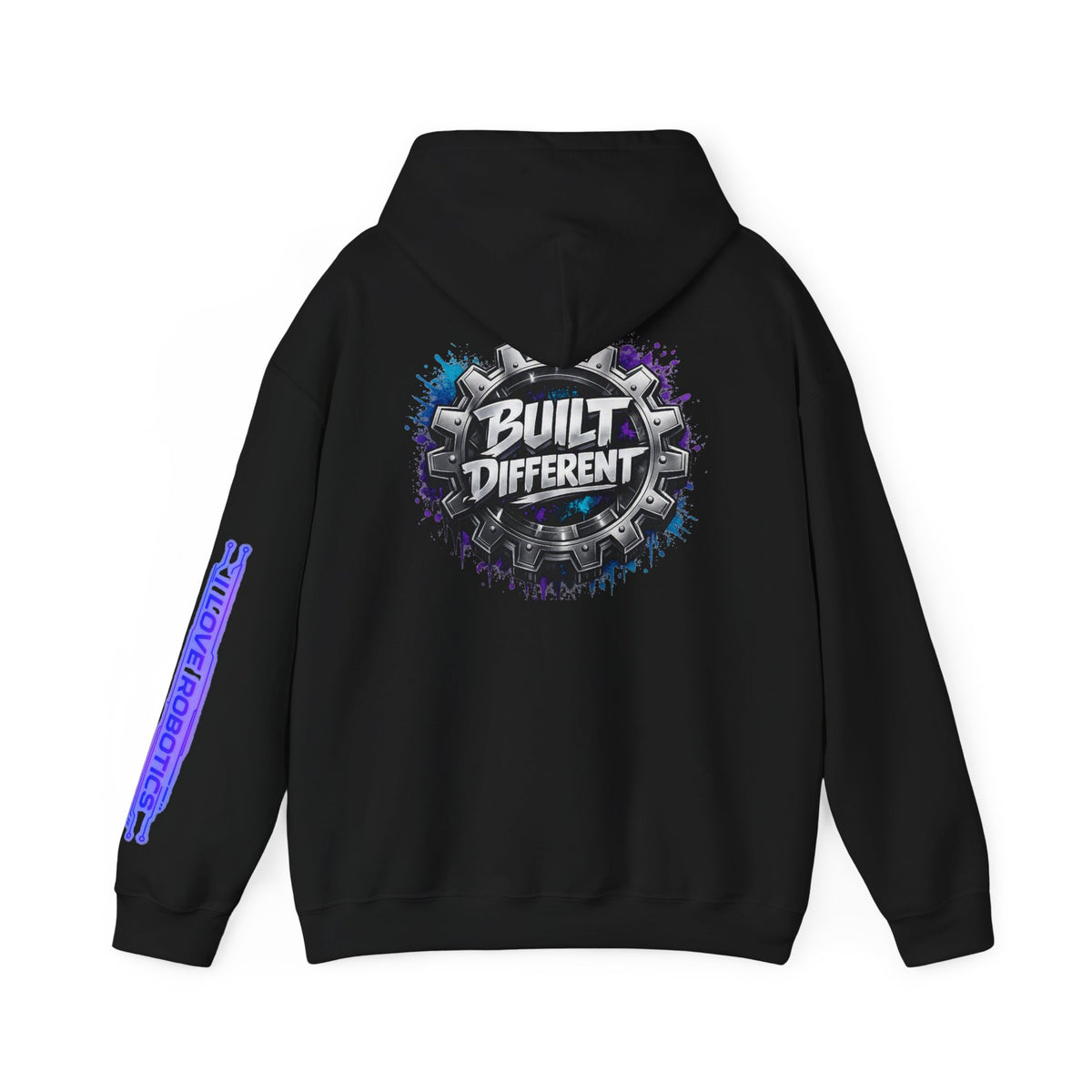 Heavy Blend Hooded Sweatshirt Unisex | Tech Robotics Hoodie | Warm Winter Hoodie