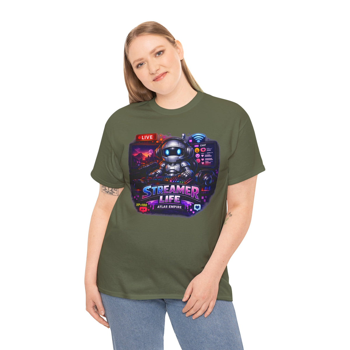 Streamer Life T-Shirt — Gamer Live Stream Graphic Tee