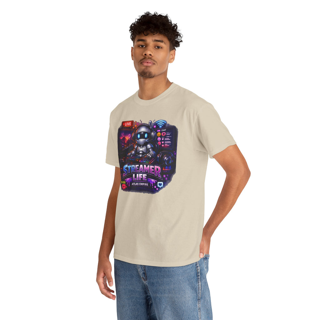 Streamer Life T-Shirt — Gamer Live Stream Graphic Tee