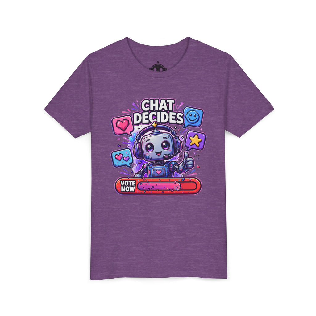 Youth “Chat Decides” AI Gamer Voting Short Sleeve Tee