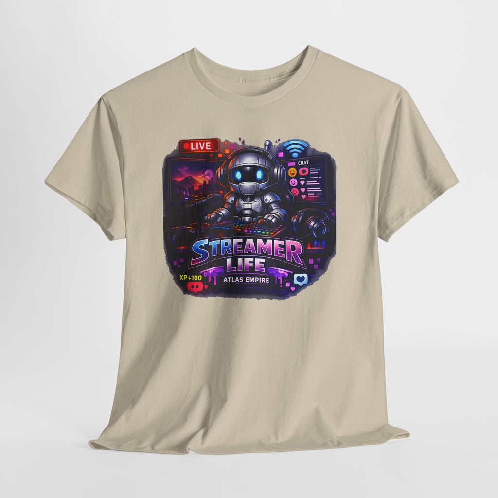 Streamer Life T-Shirt — Gamer Live Stream Graphic Tee