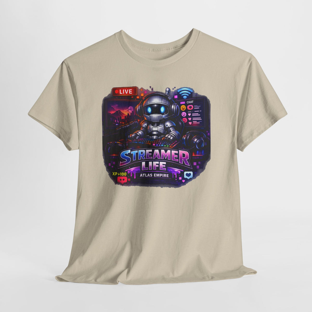 Streamer Life T-Shirt — Gamer Live Stream Graphic Tee