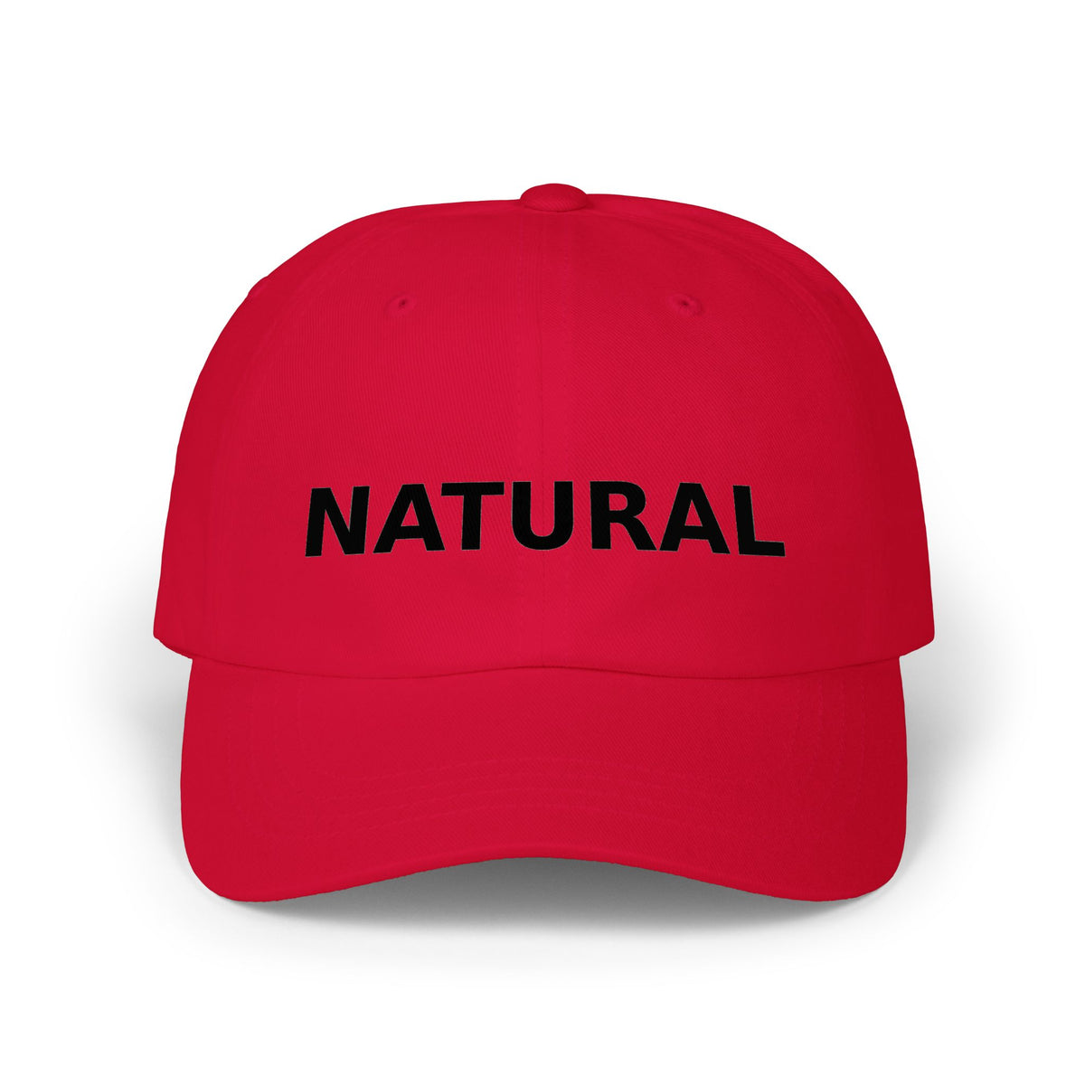 NATURAL Embroidered Dad Cap