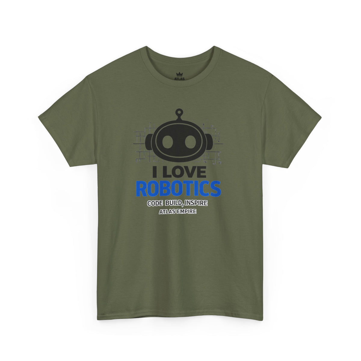 Robotics T-Shirt — "I Love Robotics" Tech STEM Tee for Coders & Makers