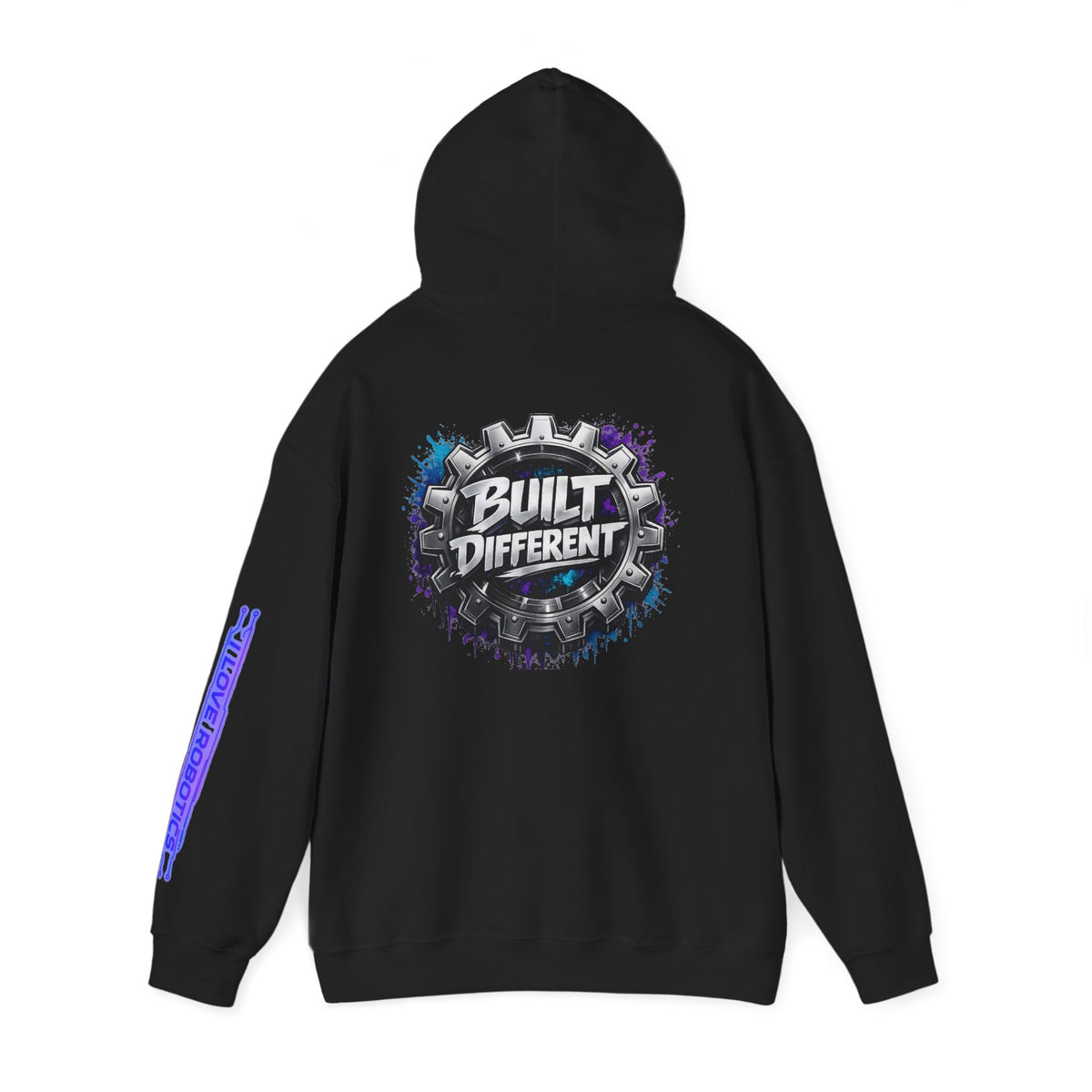 Heavy Blend Hooded Sweatshirt Unisex | Tech Robotics Hoodie | Warm Winter Hoodie