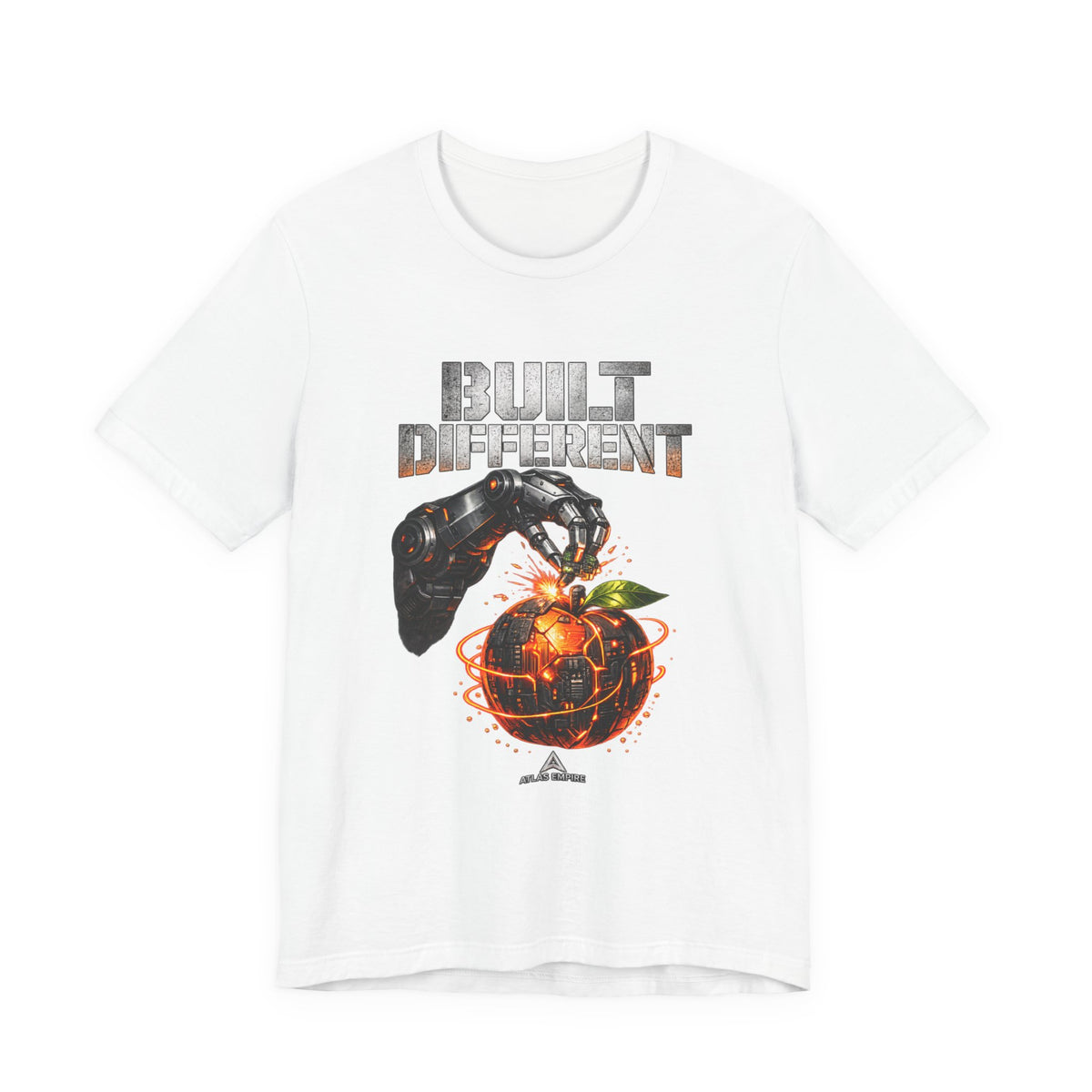 Built Different T-Shirt – Cyber Pumpkin Graphic Tee