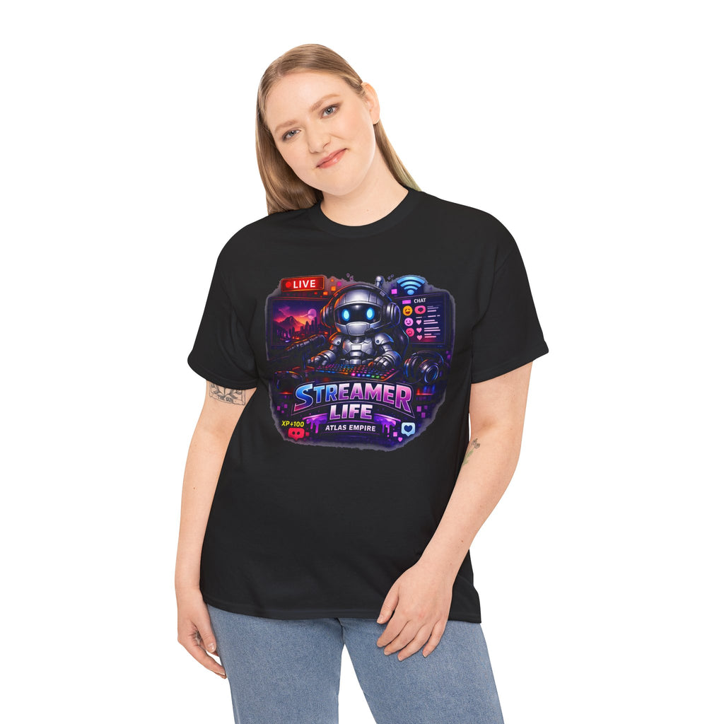 Streamer Life T-Shirt — Gamer Live Stream Graphic Tee
