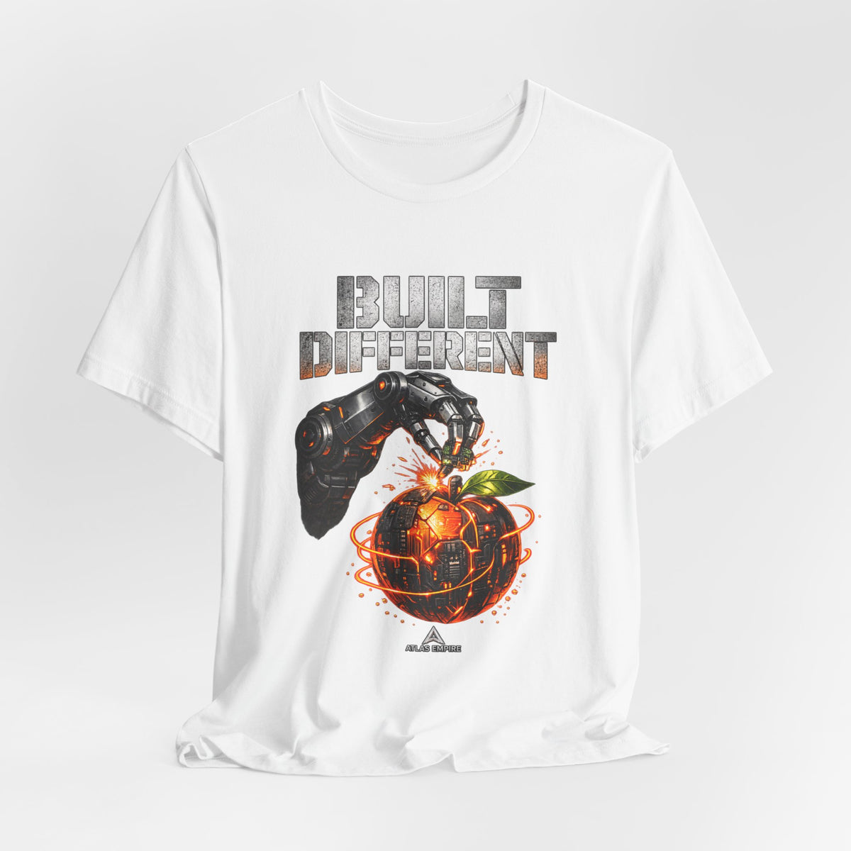 Built Different T-Shirt – Cyber Pumpkin Graphic Tee