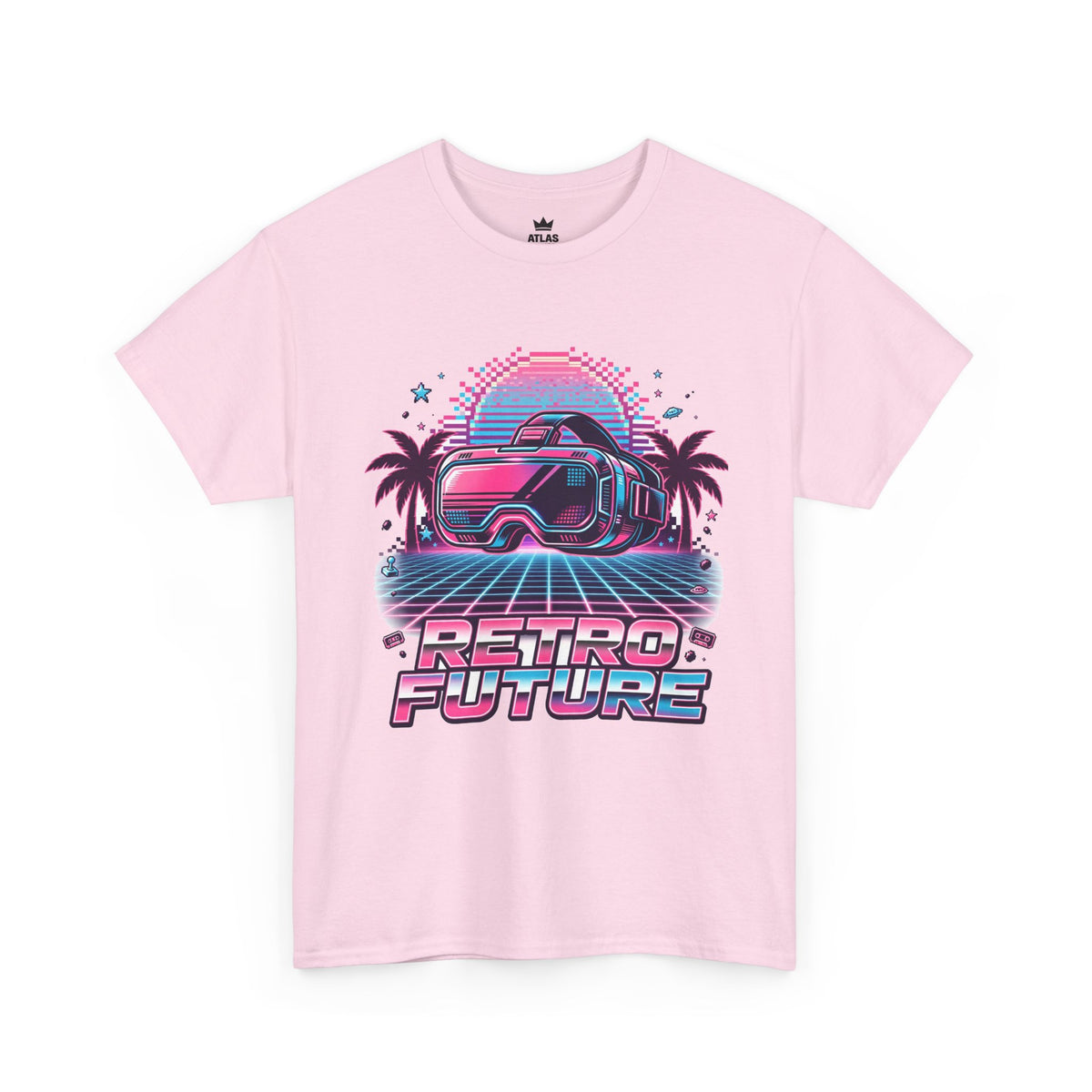 Retro-Future Graphic Tee — Neon Car Vaporwave T-Shirt