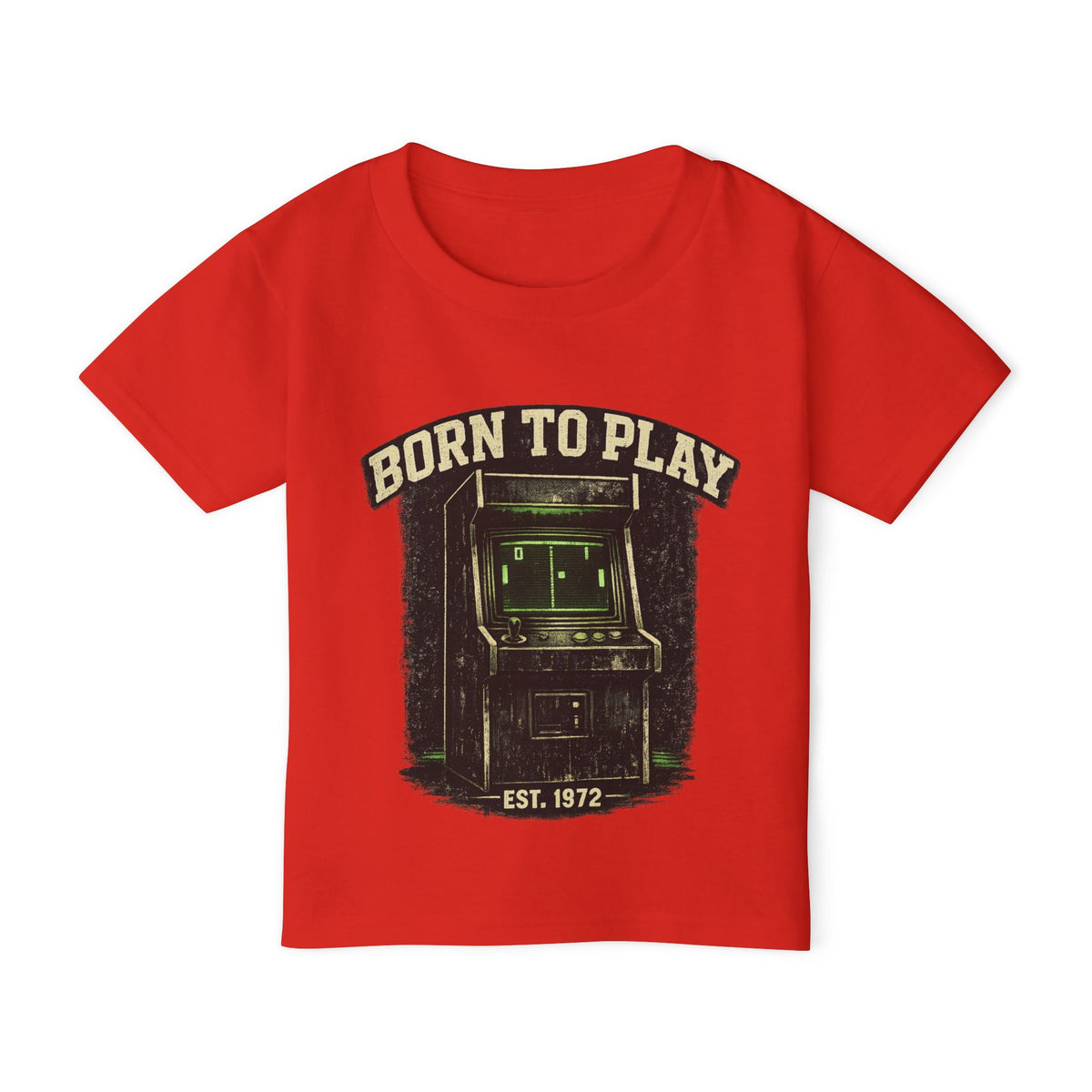 Born to Play Arcade Toddler T-Shirt – Retro Gamer Design