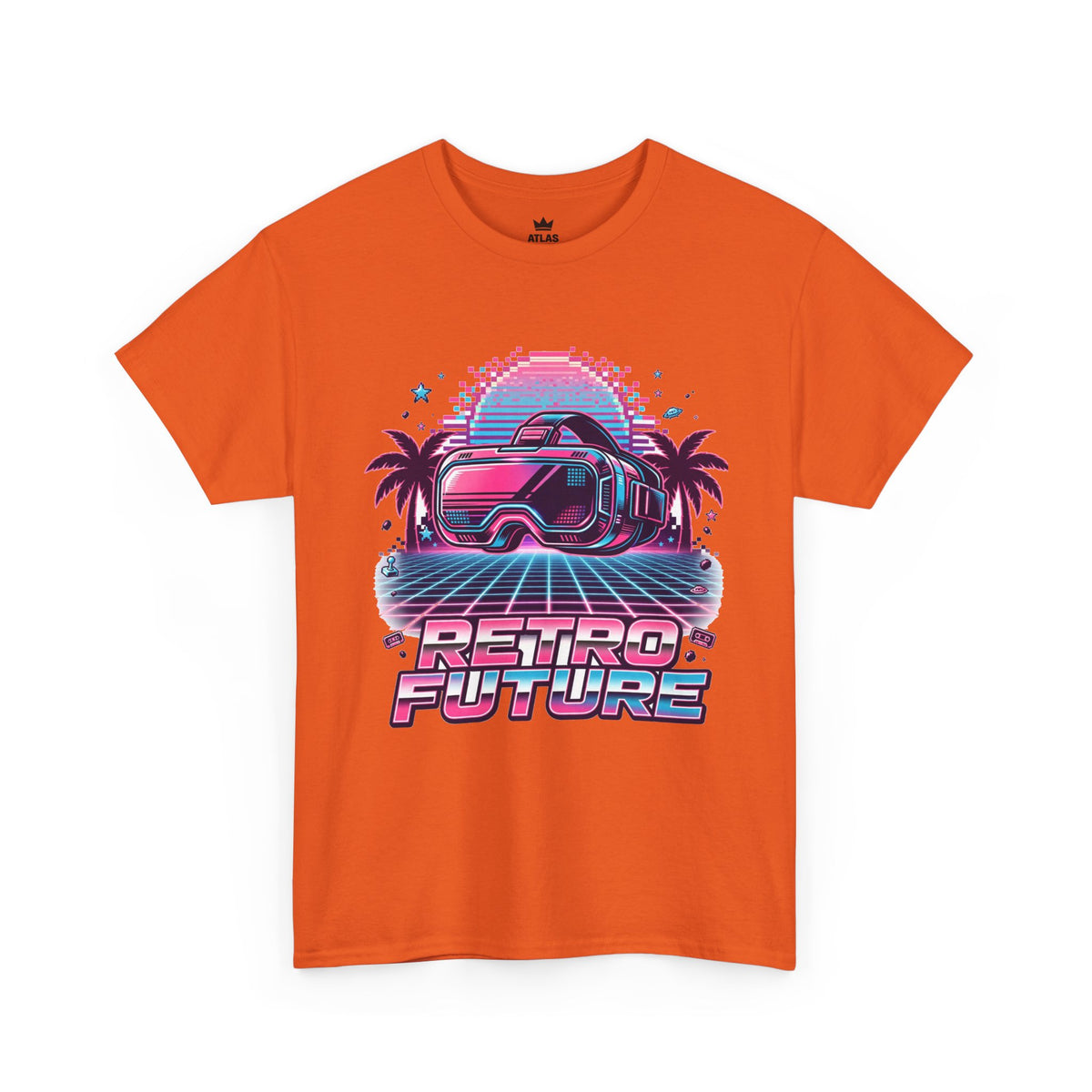 Retro-Future Graphic Tee — Neon Car Vaporwave T-Shirt