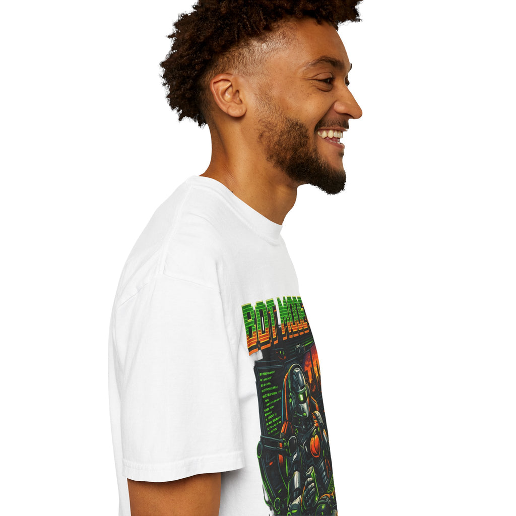 Bot Mode On T-Shirt — Retro Cyberpunk Robot Gamer Tee